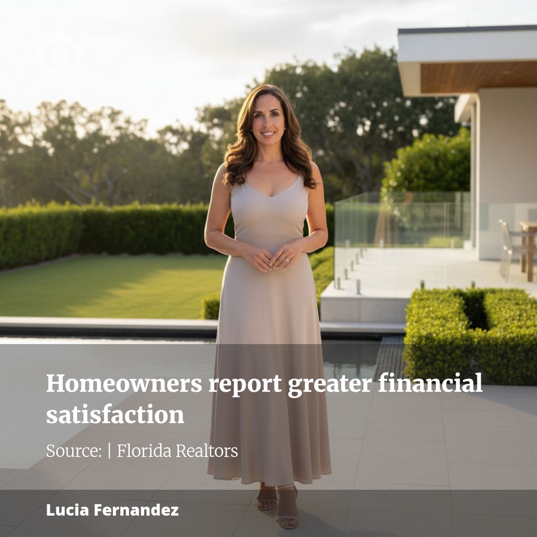 Homeowners report greater financial satisfaction
